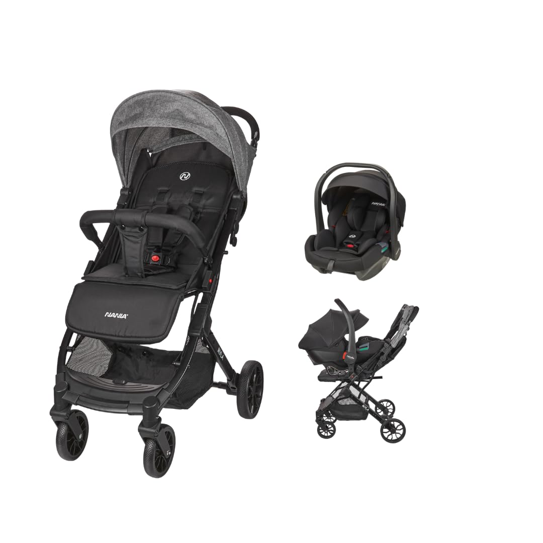 Nania Myla Passeggino combinato 2 in 1 compatto leggero 0-4 anni max 22 kg seggiolino auto Rimini 40-87 cm 0-13 kg protezione laterale comfort