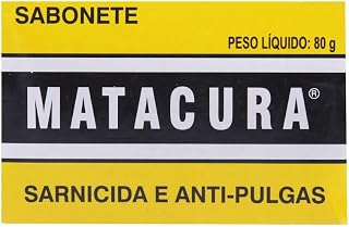 Sarnicida e Antipulgas AIC Matacura Sabonete Para Cães - 80g