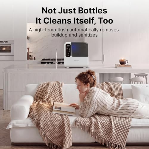 Momcozy DeepClean D8 Bottle Washer, Sterilizer & Dryer - Precision Cleaning