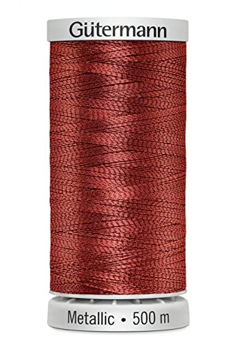 Gutermann Sulky Metallic Machine Embroidery Thread 500m 7014 miniatura 1