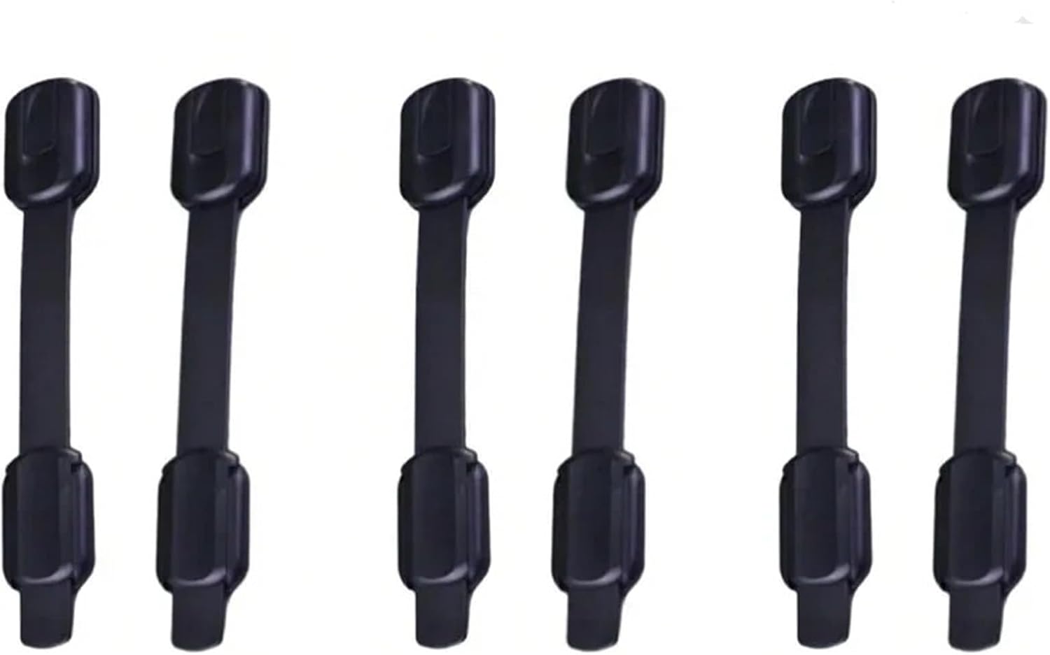 30Pcs Child Safety Locks, Baby Drawer Locks, Anti-Pinch Hand Cabinets, Refrigerators, Toilet Child Locks(Black)