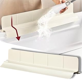 MessOut Extra Large Silicone Kitchen Sink Splash Guard 58x9x10cm- Non-Slip with Strong Suction, Non