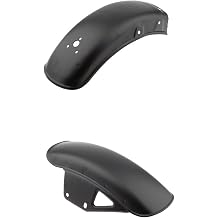 Stainless Steel Front+Rear Fender Mudguard Mud Guard for Suzuki GN125/GN250 Black