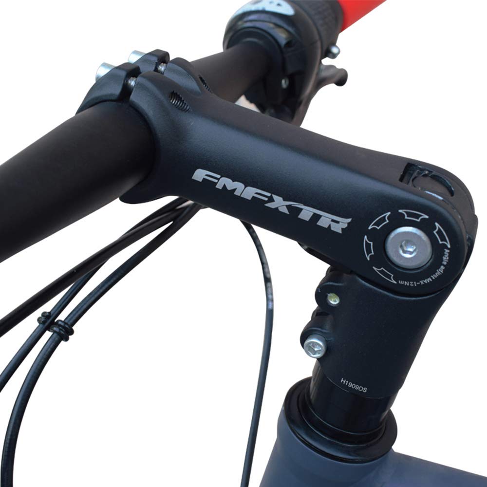 CYSKY Mostek rowerowy regulowany 25,4 110mm 0-90° MTB Mostek do roweru górskiego, roweru szosowego, MTB, BMX, jazdy na rowerze (110mm)