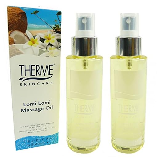 Therme Skincare Lomi Lomi Massage Oil Body Care Wellness Multipack 2x125ml