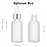 PrettyCare Glass Dropper Bottles Set of 99, 1oz (30ml) Frosted Empty Thick Bottles Bulk with Leakproof Silver Caps - With Labels & Funnels for for Storage, Travel,Essential Oils, DIY Serums