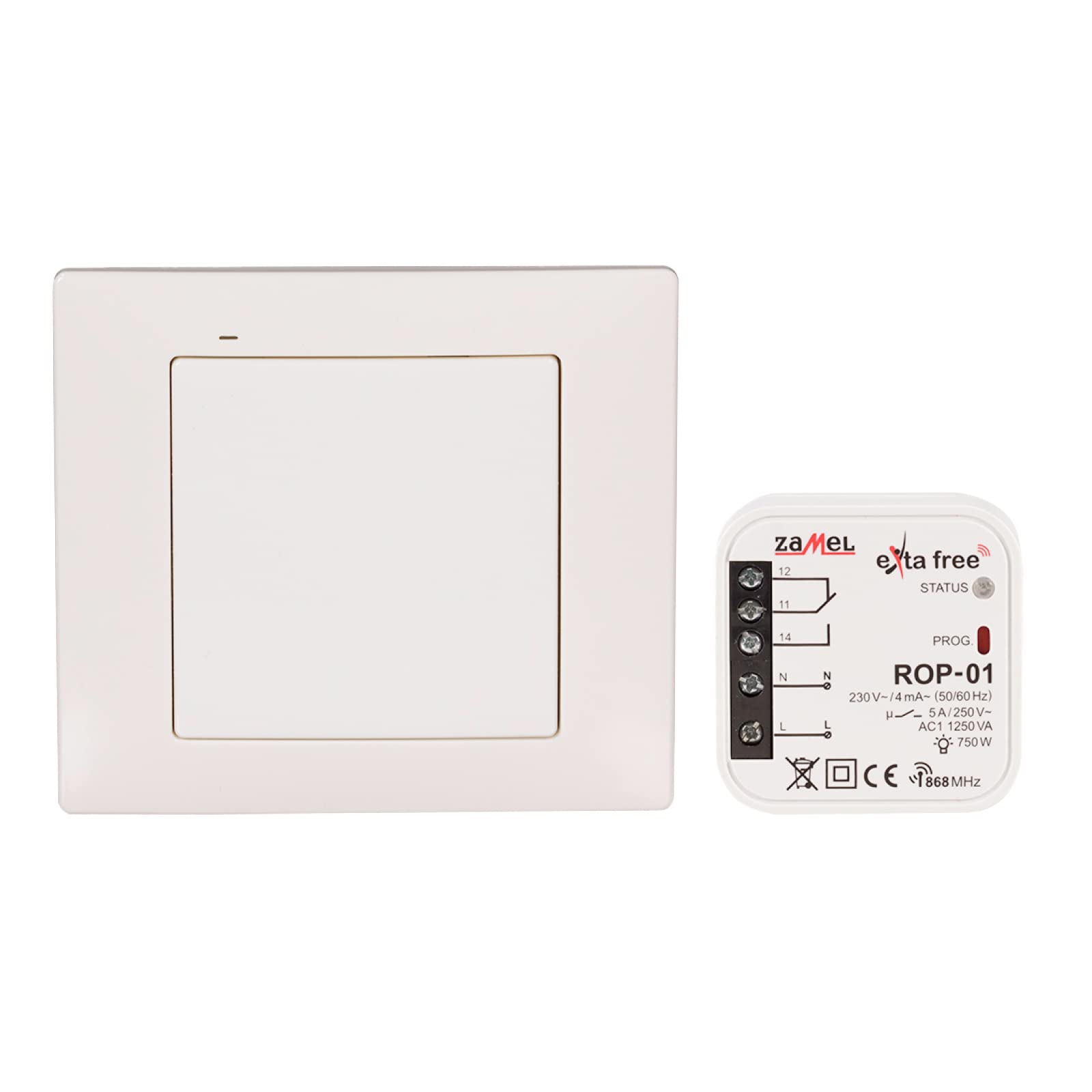 Kit de commande sans fil EXTA FREE RZB-01 récepteur et émetteur radio éclairage maison