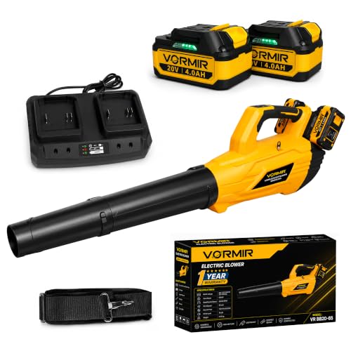 IBELL VORMIR VR BB20-65 Cordless Brushless Blower 20V Double Battery | 900W | 22000RPM | 55m/s Wind Speed | 700m³/h (412 CFM) Air Flow | Battery Leaf 