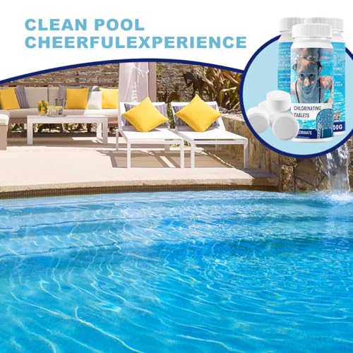 Miniatura 7 de 300g Pastillas Para Limpiar Piscinas,Para Piscinas Elevadas Y Enterradas