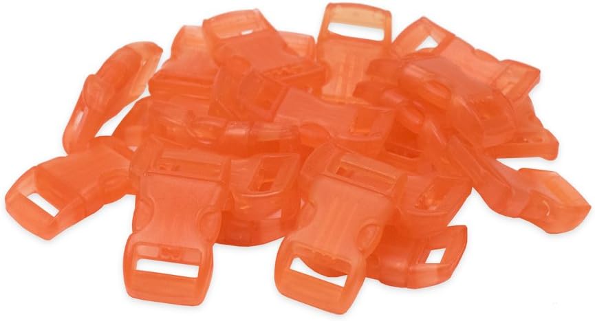 Paracord Planet Bulk Quantity - 3/8 Inch Contoured Quick Side Release Plastic Buckle Snap Clasp