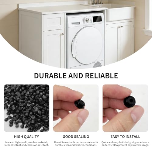 Gummistopfen Verschlusskappe für Bosch Wäschetrockner Wasserbehälter - Gummi Stopfen Ersatzteil für Trockner Zubehör 00629040, Verschlusskappe Wasserbehälter Geeignet für Bosch, Siemens Wäschetrockner