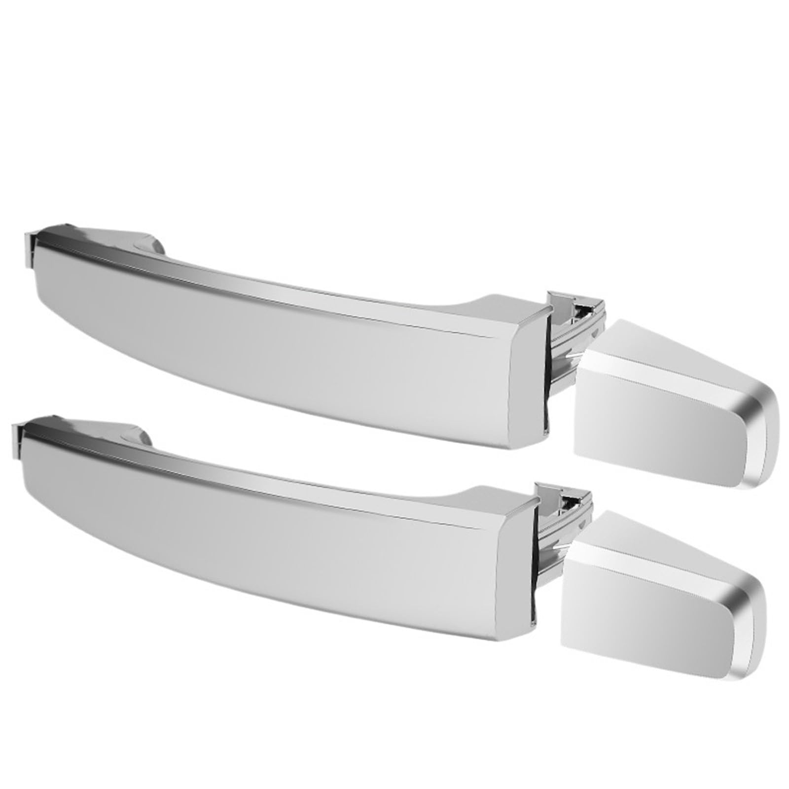Tingyus Sliver Rear Lh Rh Car Outer Door Handle For Saturn For Vue 2008 2009 2010 Lhd Front Rear Door Handle Left Right(Sliver Rear Lh Rh)