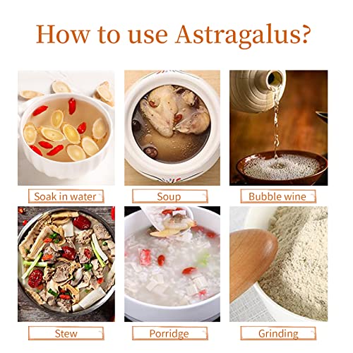 Dozo Astragalus Root Huang Qi Slices 300G/10.5Oz Wild Astragali Radix Premium Astragalus Root Sliced Nourishing Food Sulfur-Free 黄芪 正北黄芪 #TOP4