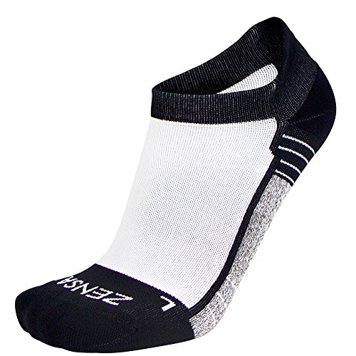 Image of Zensah Limited Edition No-Show Running Socks - Anti-Blister Comfortable Moisture Wicking Sport Socks for Men and Women