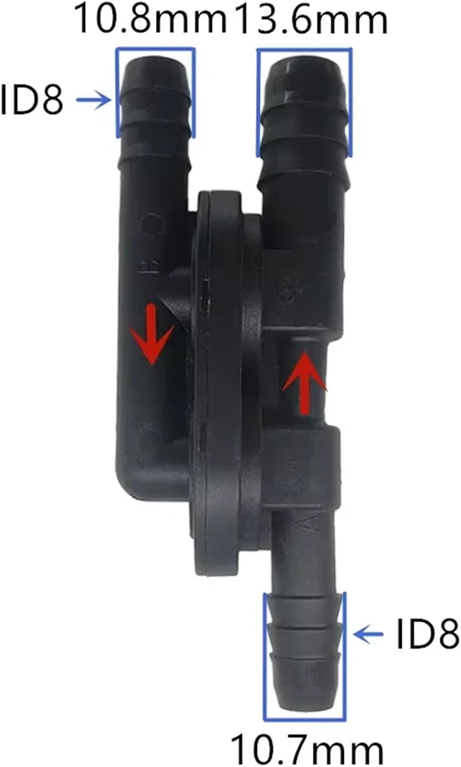 ID8 One-way Valve Non-return One Way Air Pump Vacuum Check 1pcs