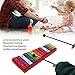 Colorful Xylophone, 13 Tones Professional Glockenspiel, Aluminum Birch Musical Instrument for Music Creation, Education, Stage Performances, and Family Entertainment