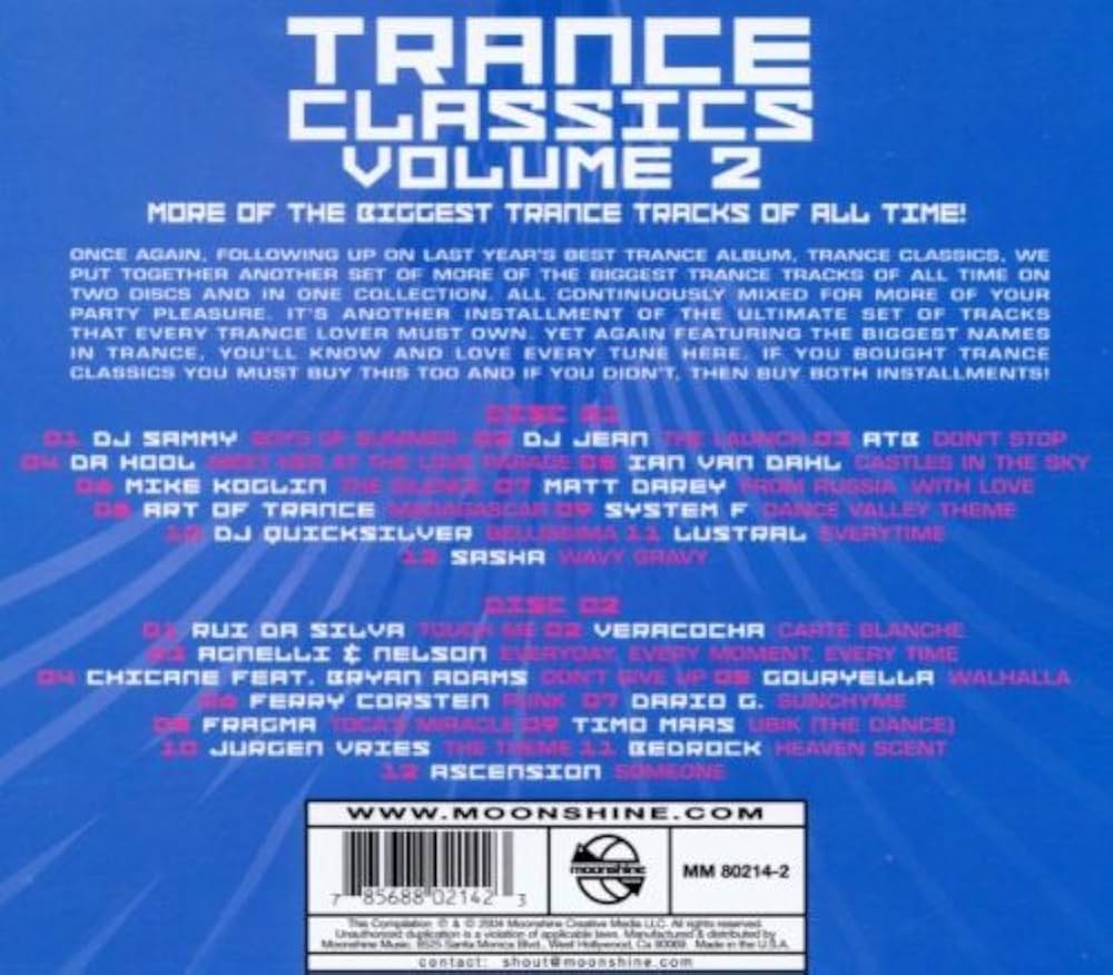 その他 Trance Mix USA 2 p706p5g Trance Classics 2 - Amazon.com Music