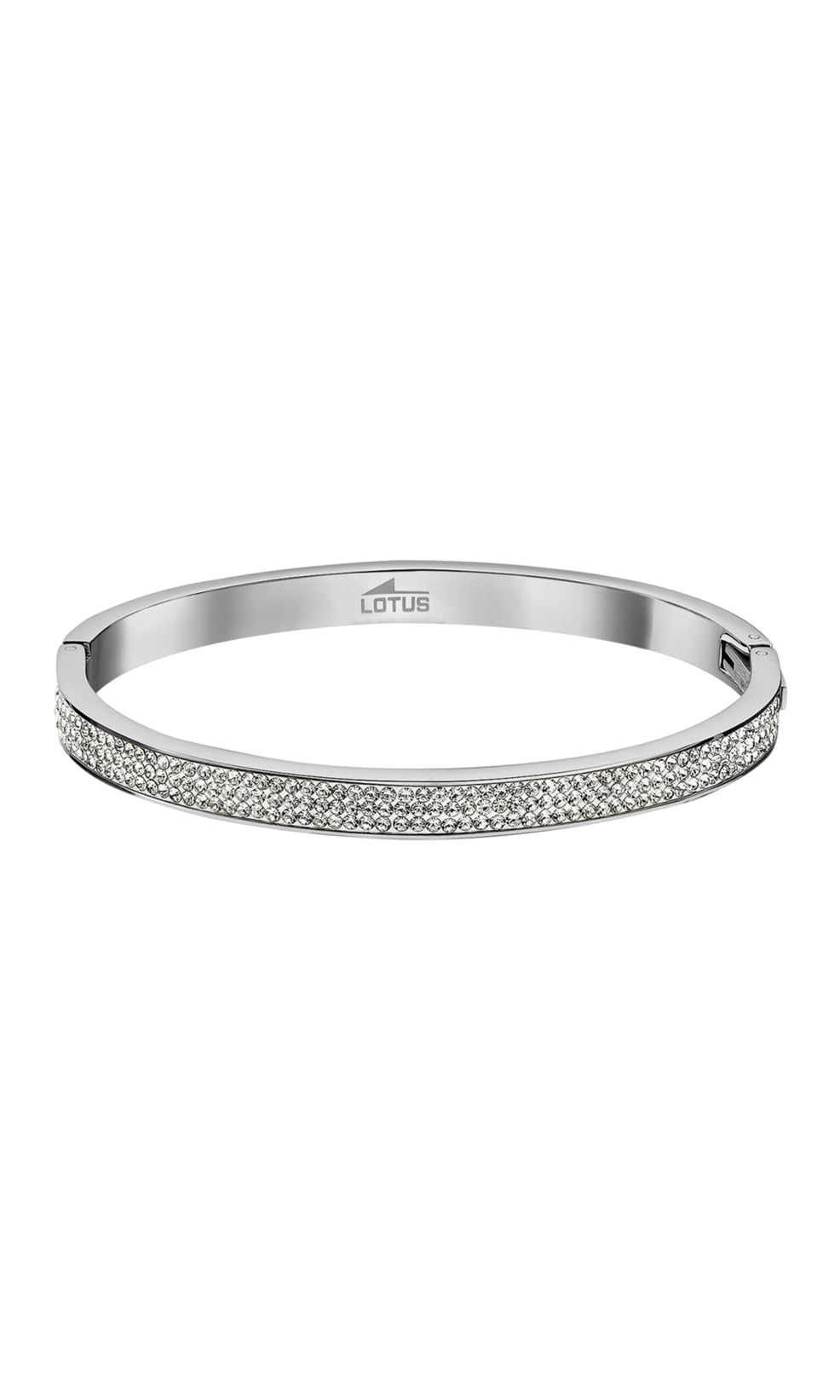 LOTUS STYLE Femme Acier Asscher Zircone bleue Bracelet