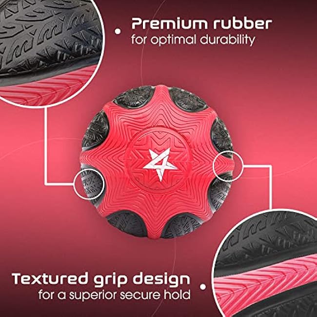 Yes4All Medicine Ball with Dual Texture Grip, Weighted Medicine Ball for Workouts Exercise Balance Training, Core Strength, Balance and Coordination Exercise, Non-Slip Rubber Shell with 6/8/10/12LBS