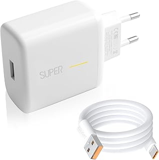 65W Fast Charger for Oppo One-Plus Realme, SuperVOOC and SuperDart Charger with 1M USB-C Cable for Reno8 T Find N2 Flip X5 Pr-o X5 Lite X3 Neo Pro Reno7 Pro 6 X2 A54 A54 A57 Oneplus 11 10T Realme