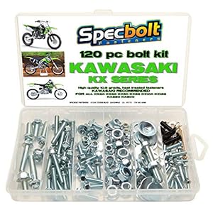 120Pc Specbolt Bolt Kit Fits: Kawasaki Kx Two Stroke Kx60 Kx65 Kx80 Kx85 Kx100 Kx125 Kx250 Kx500 60 65 80 85 100 144 125 250 500 Maintenance &Amp; Restoration Of Mx Dirt Bike Spec Fastener 8 511pizr8dml. sl500 . ss300