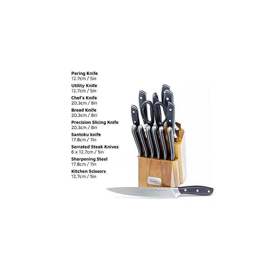 Jean-Patrique Onyx Knife Collection (14 Piece Knife Set)