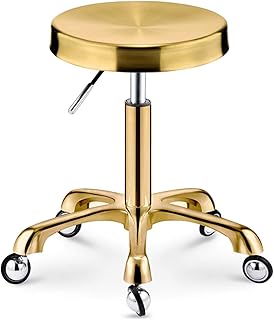 Swivel Stool Chair Height Adjustable Saddle Stool, Massage Beauty Therapy Gas Stool Height Adjustable Saddle Salon Massage Spa Chair Stool Manicure Tattoo Swivel Tools Chair for Kitchen,Salon,Bar,Off