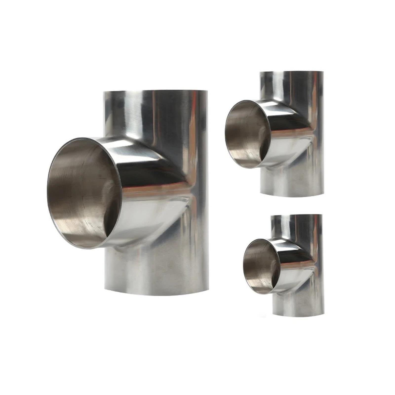 304‑Stainless‑Steel Weld Tee Connector OD 25‑102mm