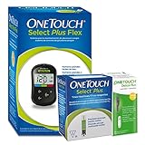 Glucómetro Onetouch Select Plus Flex 25 Tiras Y 25 Lancetas