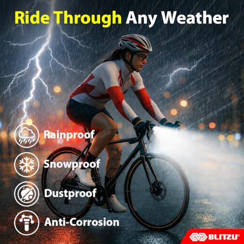 Bike Lights for Night Riding with Bell, Super Bright Bicycle