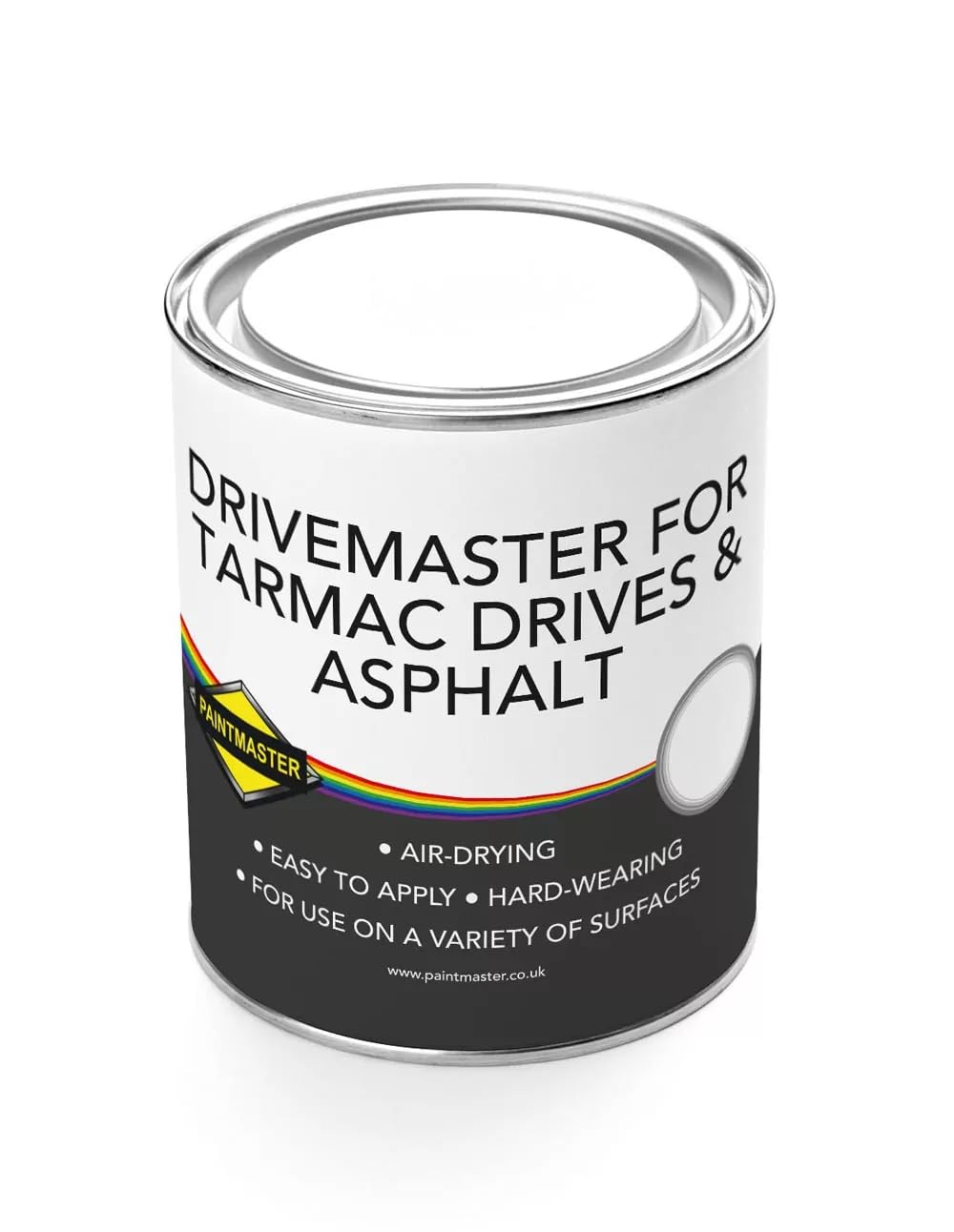 Drivemaster Tarmac Paint - Water-Based Driveway Protection (Drivemaster Tarmac Paint & Driveway paint - Black, 2.5L)