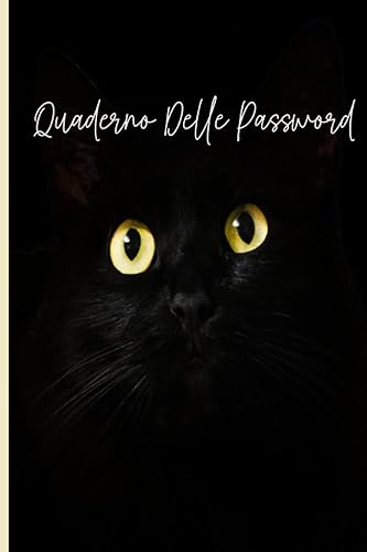 Quaderno Delle Password Con Gatti: un diario per non dimenticare ed organizzare fino a 342 password in ordine alfabetico