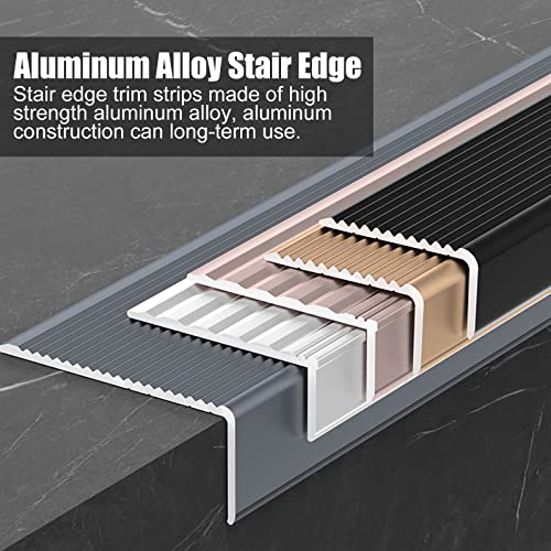 Solución para escalones resbaladizos con perfil impermeable de plata 4