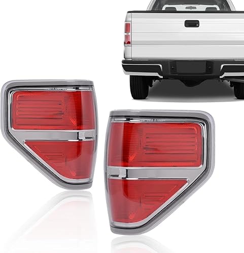 Miniatura 5 de ALLGOOD Lámpara de freno de luz trasera compatible con Ford F150 2009 2010 2012 2013 2014 (no compatible con el modelo original con lámpara trasera