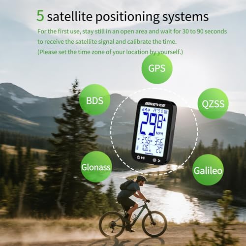 Bike Speedometer GPS Wireless Cycling Computer – Auto