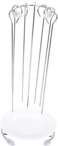1 Unidades de Percha para colgar ropa Soporte para utensilios de cocina al aire libre Utensilios de cocina Percha Metal Barbacoa Cuerda Carne