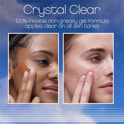 Vacation Crystal SPF 50 Face Gel, Clear Sunscreen, Hydrating & Nourishing, Water-Resistant, Fragrance-Free, Travel Size, 1.7 Fl. Oz. | Clear Sunscreen, Hydrating, Nourishing, Water-Resistant, Travel Size