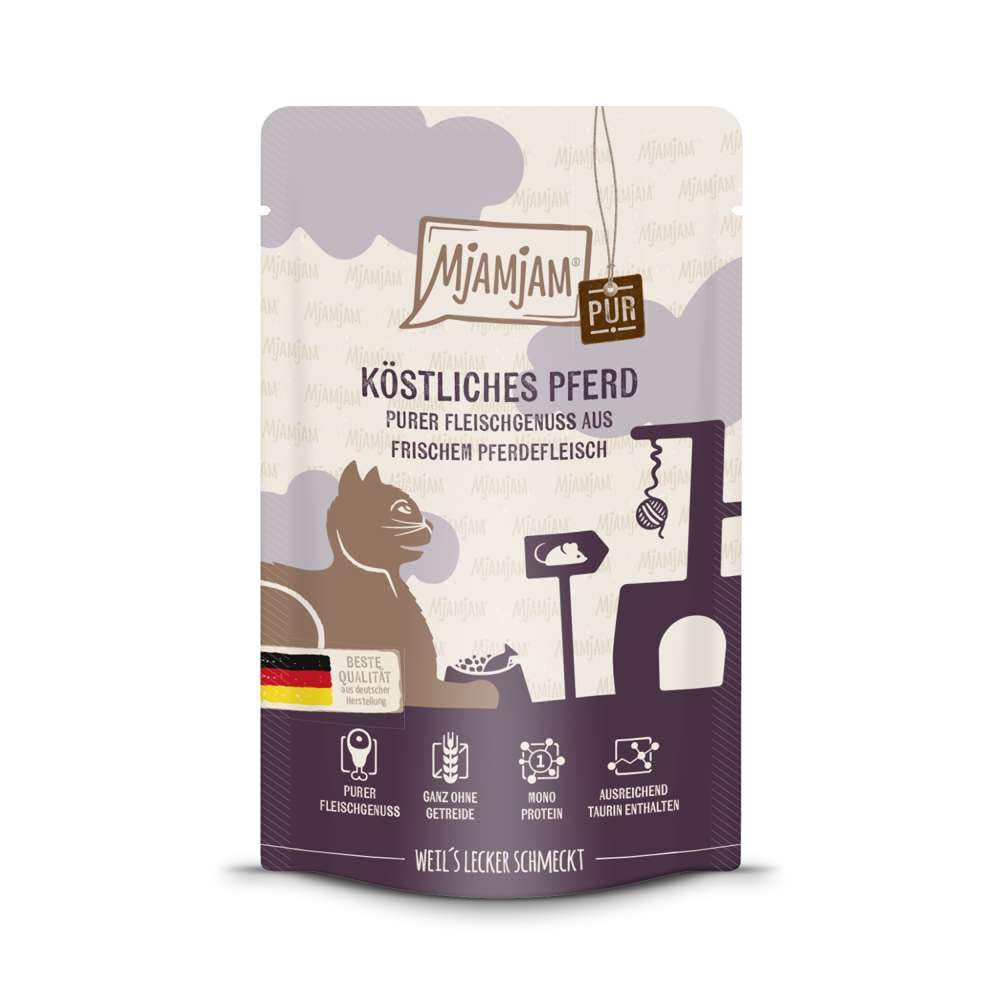 MjAMjAM sachets de 125 g pour chats : nourriture humide en lot de 12