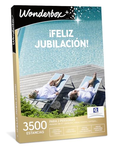 Imagen de WONDERBOX Caja Regalo Feliz Jubilación 3500 estancias en España y Europa: hoteles de 5 Estrellas
