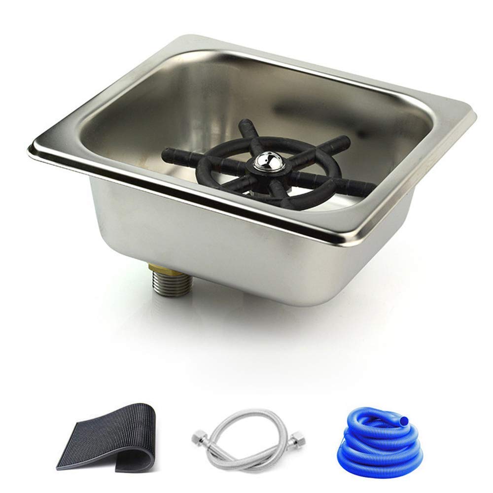 Buy Bar Coffee Cup Cleaner,Stainless Steel Sink Glass Rinser Embedded