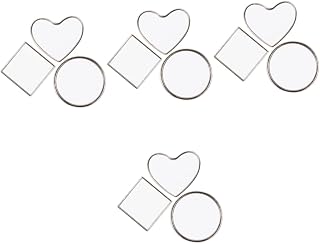 12 Pçs DIY Broche Chapéu Em Branco Chapéu Feminino Pino De Roupas Pin DIY Botão Crachá Kit De Pino De Sublimação Crachá Pulseira De Sublimação Em Branco Broche De Transferência De