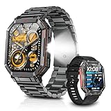 スマートウォッチ【2025最新型 ChatGPT搭載 内蔵GPS 2種バンド付き】AI文字盤 Bluetooth5.3通話 LINE/メッセージ通知 振動と着信音設定 防塵防水 100＋運動モード GPS運動記録 高輝度懐中電灯 2.01インチ大画面 スポーツウォッチ 3ATM防水 腕時計 歩数計 遠隔撮影 音楽制御 天気予報 iPhone/アンドロイド対応 (ブラック)