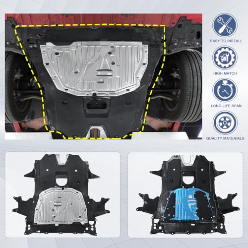 Image of Lower Engine Splash Shield Guard Compatible with Honda Civic 2016-2021 | Replace 74110-TBA-A00 74110TBAA00