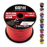 GO!elements – Paracord 425 Typ II | ø 3mm - 9 Kerne - max. 192 kg | 100% N