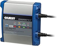 Vista 4 de Guest 2707A Guest - Cargador de batería a bordo 8A/12V, 2 bancos, entrada de 120 V