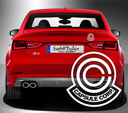 Saphir Design Capsule Corp Dragonball Z A55 - Película de alto rendimiento (10 x 10 cm), color blanco