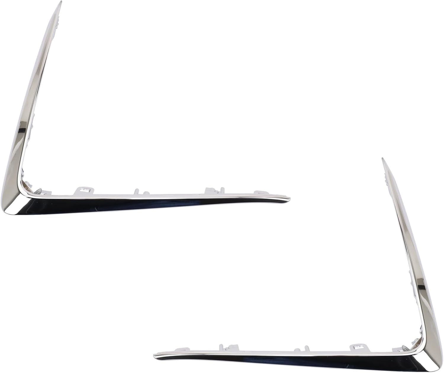 TRQ Grille Trim Molding Driver & Passenger Side Compatible with 2019-2022 Lexus ES300h ES350 LX1212106 LX1213106