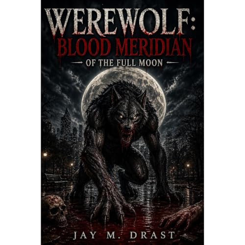 WEREWOLF: BLOOD MERIDIAN OF THE FULL MOON Audiolibro Por Jay M. Drast arte de portada