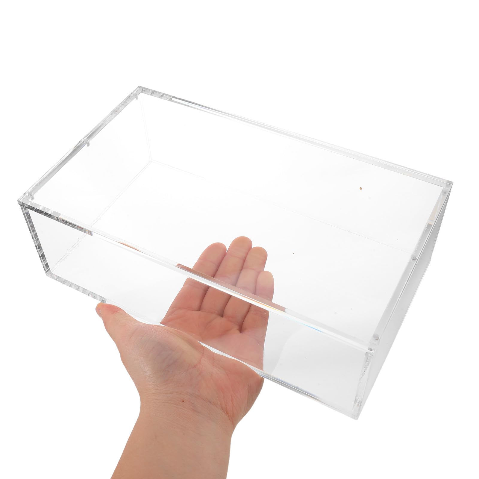 Sosoport Acrilico Scatola Magnetica con Coperchio, per Tessere Mahjong