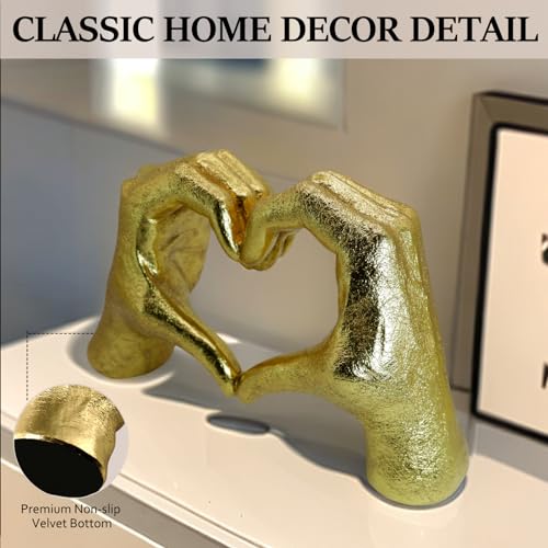 Golddecorhearthandsstatuelivingroombedroomdecorationlovefingermoderngesturesculpturesforhomeshelfdeskwalldecorvalentinesdayweddinggiftsforfamilysfriends Urban Country Home Decor Gold decor heart hands statue living room bedroom decorationlove finger modern gesture sculptures for home shelf desk wall decorvalentines day wedding gifts for familys friends urban country home decor